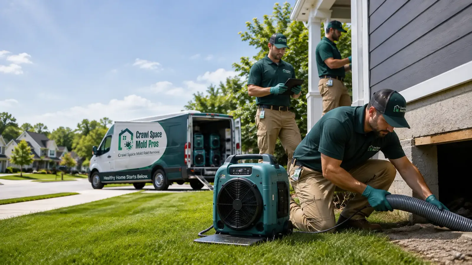 Crawl Space Mold Removal in Goffstown, NH